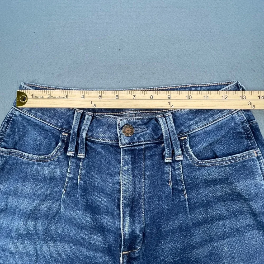 Hollister Blue Ultra High-Rise Mom Jean Vintage Stretch Women 9R